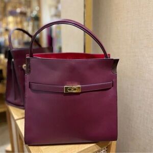 Tory Burch Burgundy Satchel